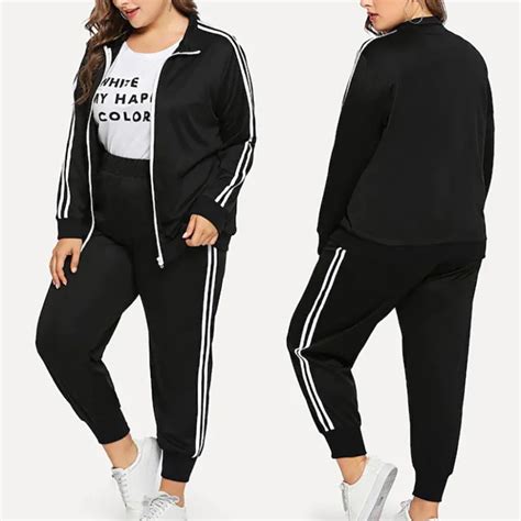 plus size Adidas jogging suit